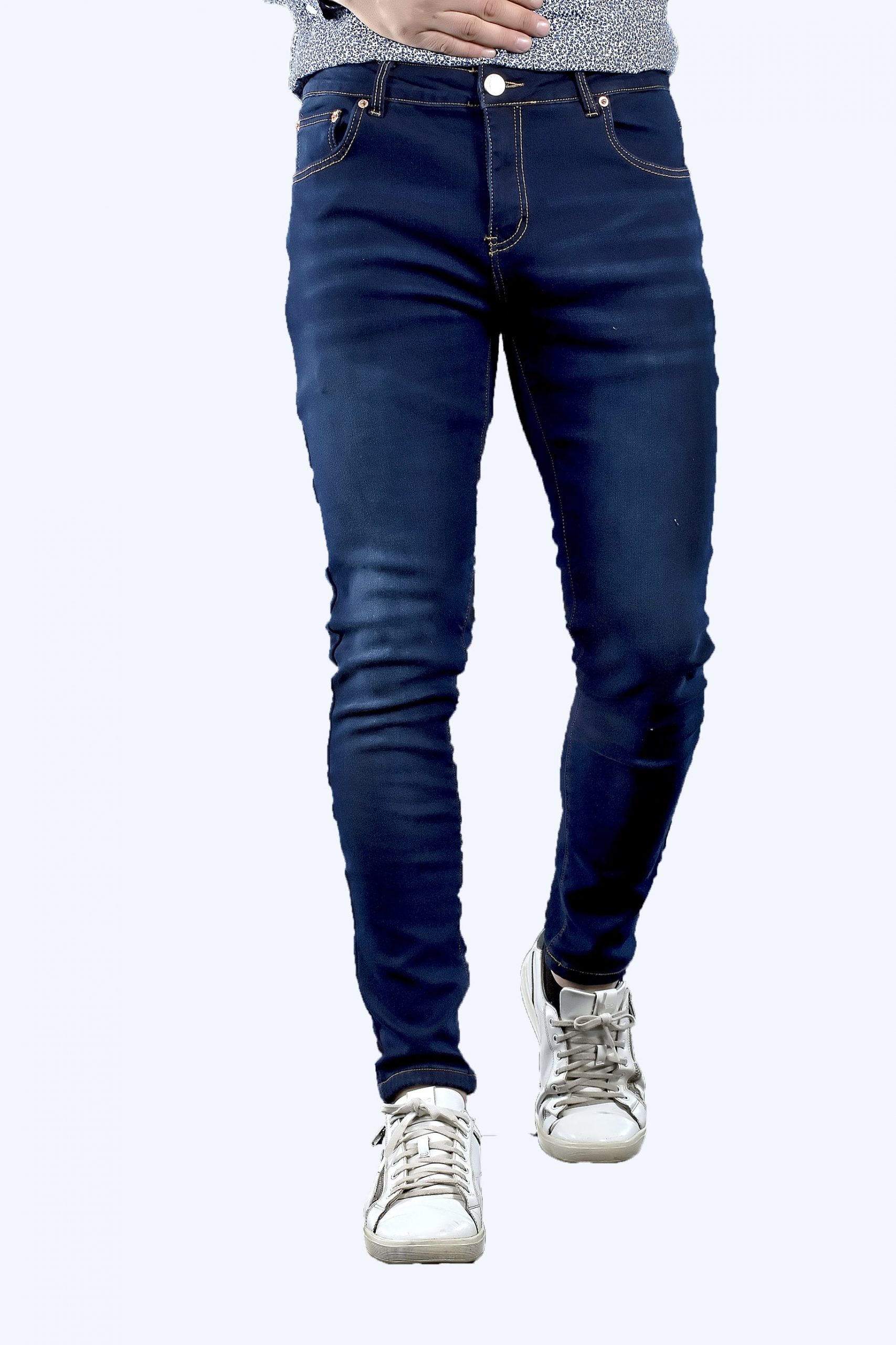 Jeans skinny azul polar interior