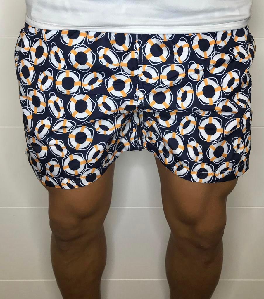 Traje De Baño Lines Azul