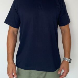 Polera azul oscuro algodón jersey Boa Facha