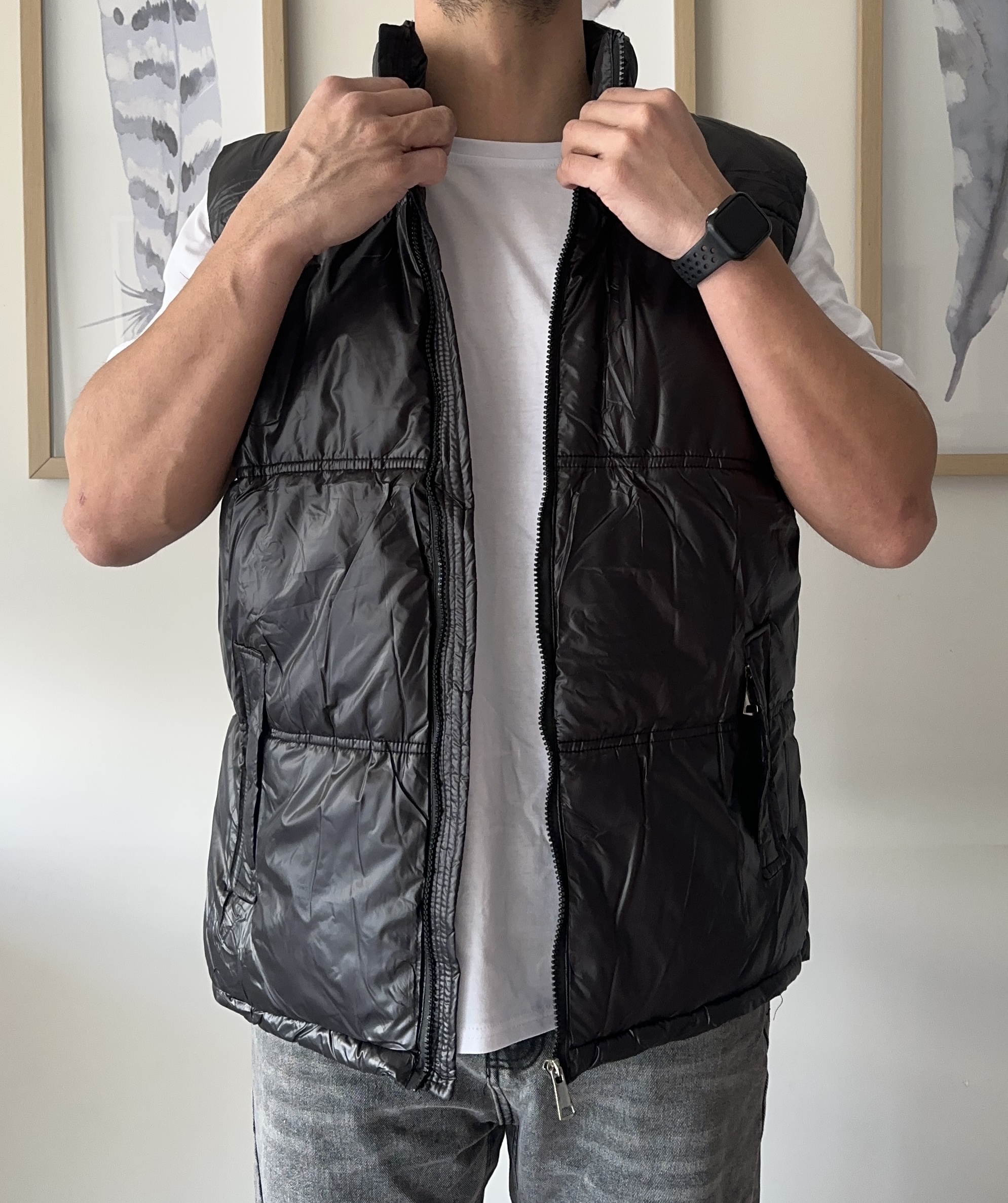 Chaqueta sin mangas negra - Imagen 3