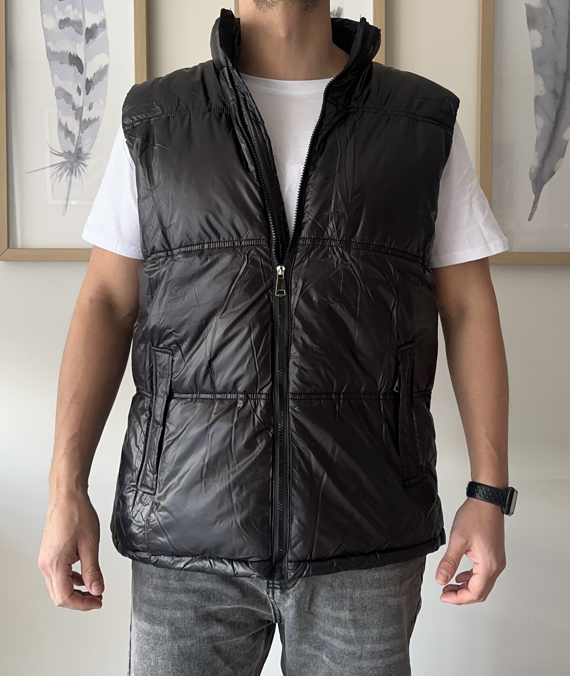 Chaqueta sin mangas negra - Imagen 2